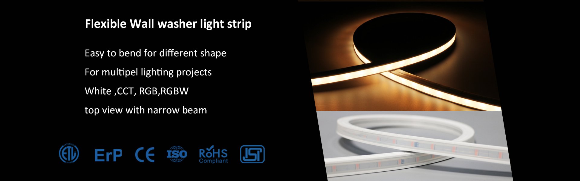 Flexible Wall washer light strip